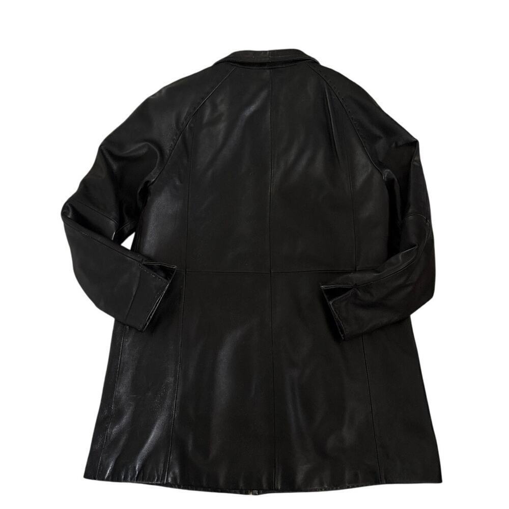 Worthington Black Lambskin Leather Jacket L - Picture 3 of 8